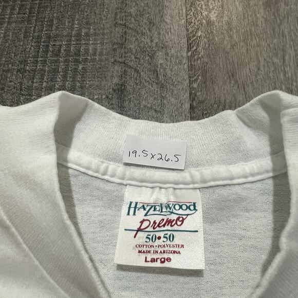 VTG Seattle Washington 80s/90s T Shirt Space Needle White Travel Tee Sz Large - Picture 4 of 4